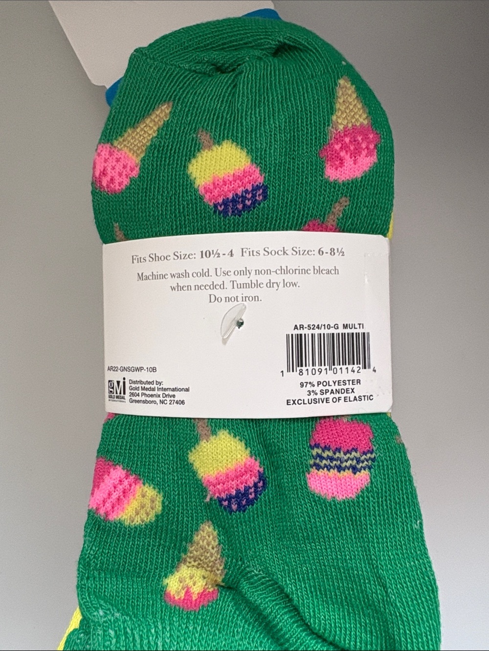 NWT [Alexa Rose] 10x Pairs No-Show Socks Girls Sz 10.5 - 4 + 3x Hair Elastics - Picture 7 of 10